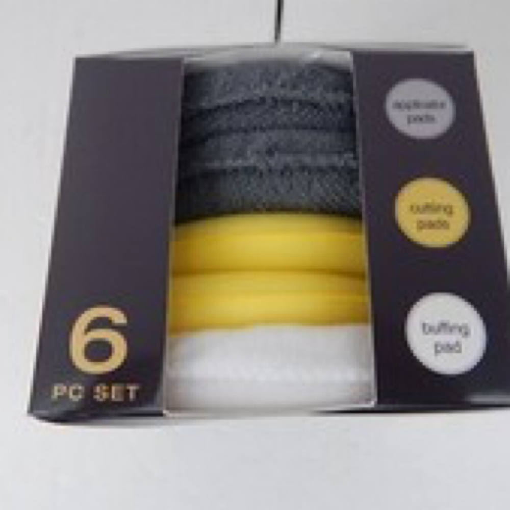 Duratuff‎ 6 Pc Auto Polishing Buffing Pads Set Cleaning Restoring Multi Surface